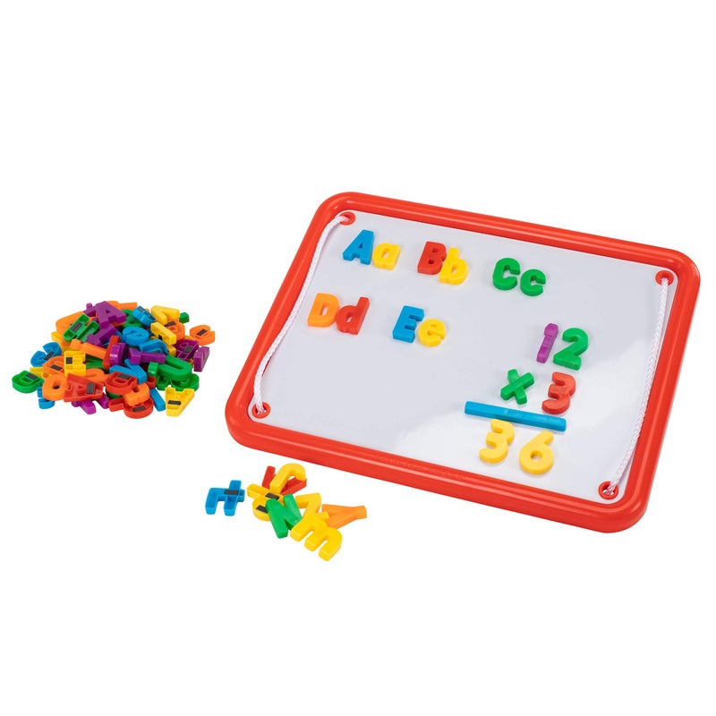 Educational Insights Magnetic AlphaBoard Kit, includes 72 Magnetic Letters and 27 Math Symbols and Numbers, Magnetic Alphabet & Magnetic Numbers, Ages 4+ - Image 1