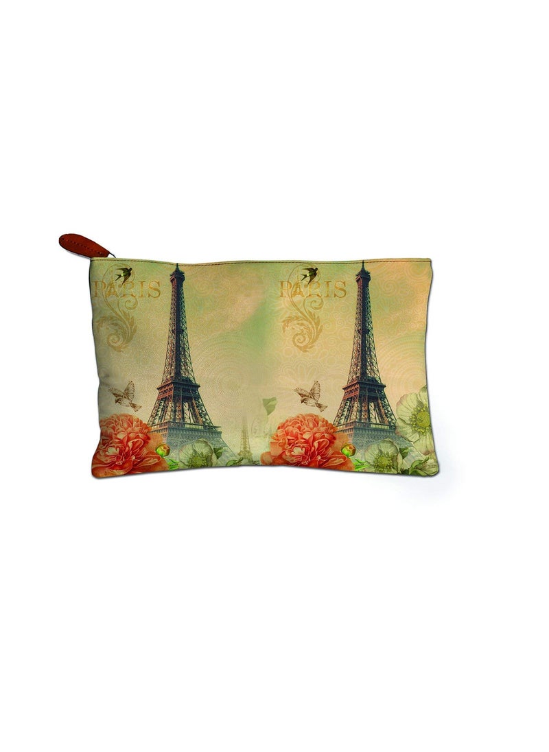 Paper Plane Design Paper Plane Design Multipurpose Canvas Pouch for girls Women stationery accessories makeup travel kit Size 9 x 65 