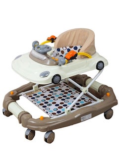 Rally Multifunction 2 in 1 Baby Walker Rocker with soft padded folding seat Easy to Fold and Store  - Image 1