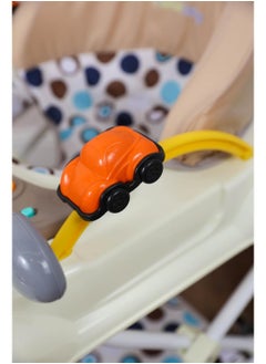 Rally Multifunction 2 in 1 Baby Walker Rocker with soft padded folding seat Easy to Fold and Store  - Image 5