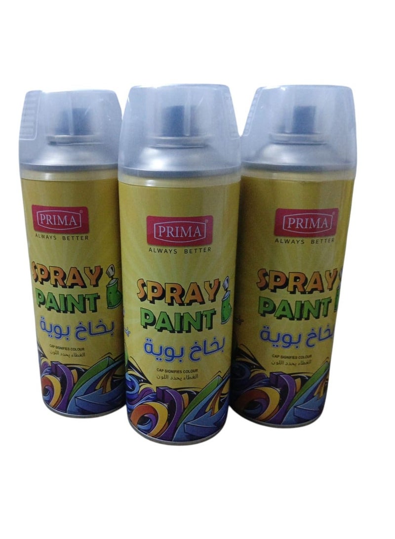 PRIMA 3 Pieces Set Spray Paints & Finishes Clear - Image 2