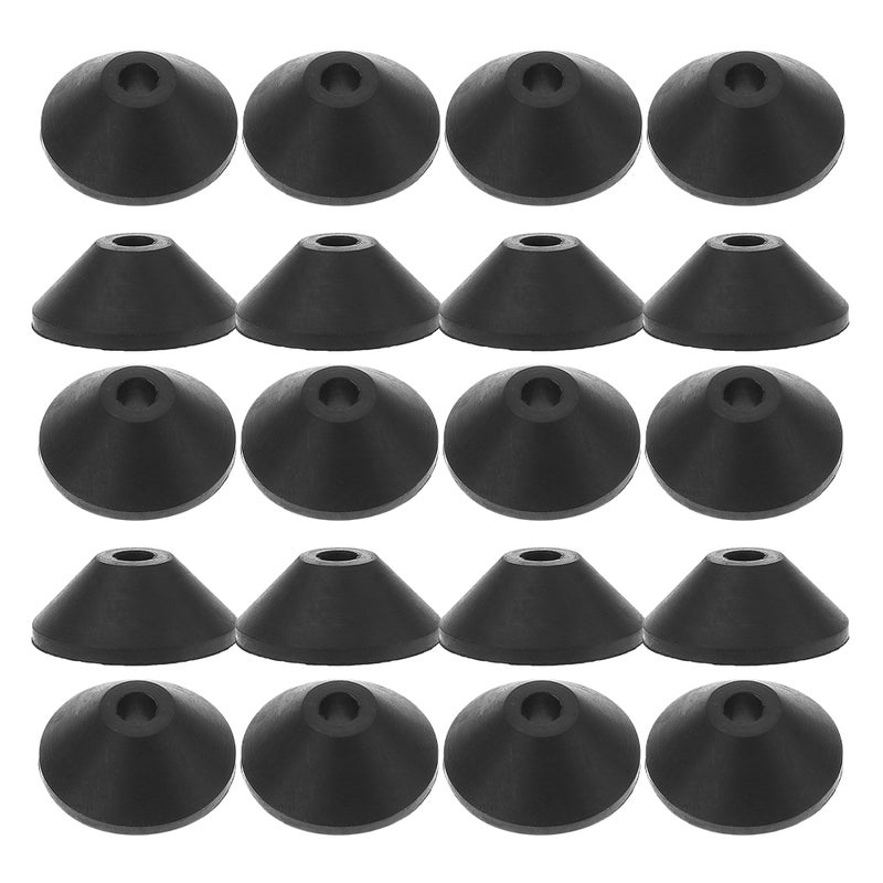 30Pcs Toilet Bolt Rubber Washers Leak-proof Bolt Screws Conical Rubber Washers Rubber Washer - Image 1
