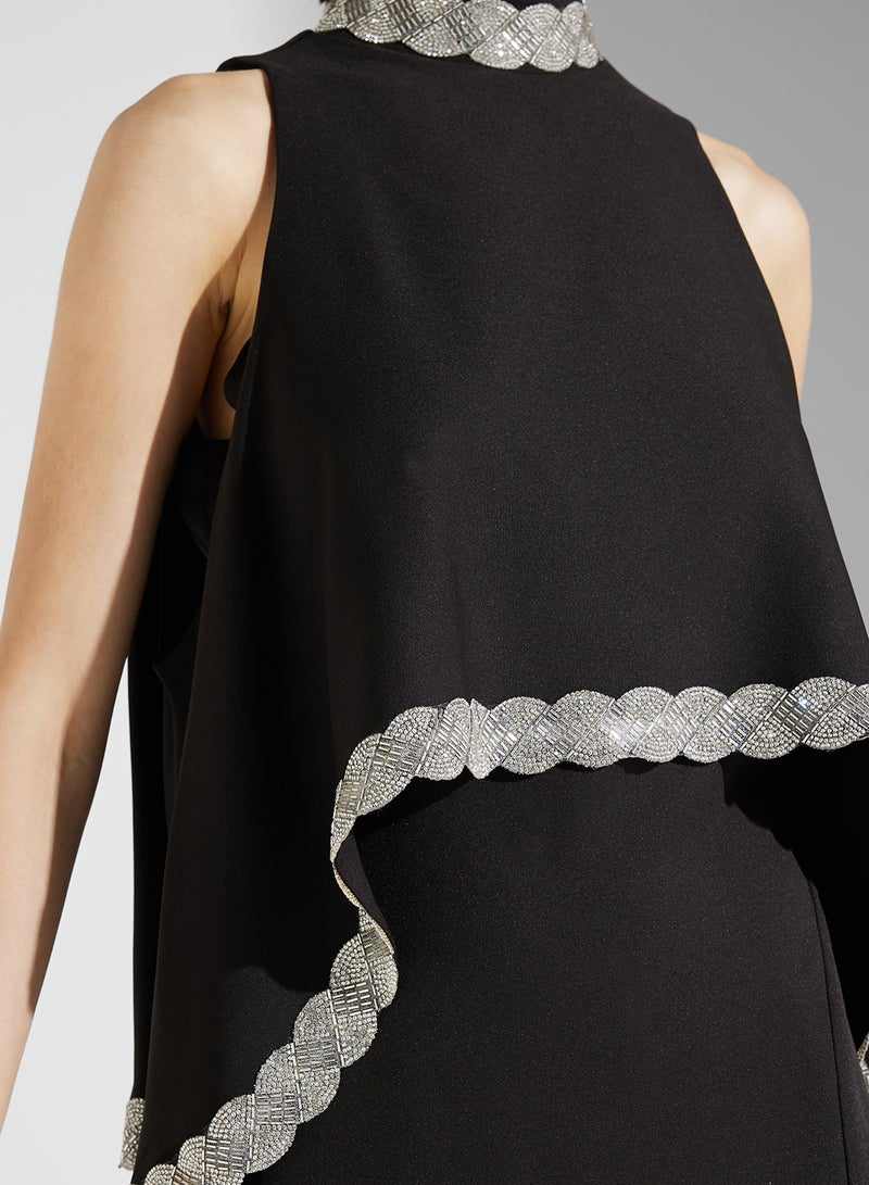Namshi x Overlay Detail Dress - Image 4