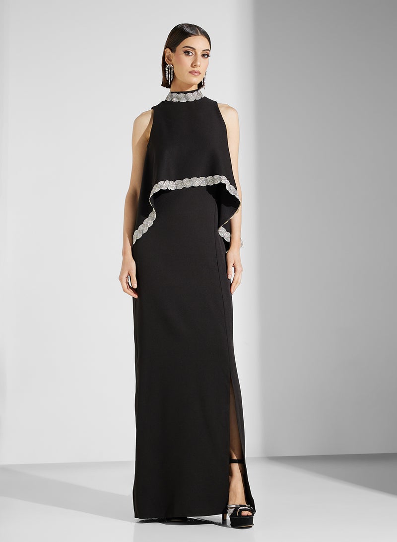 Namshi x Overlay Detail Dress - Image 5