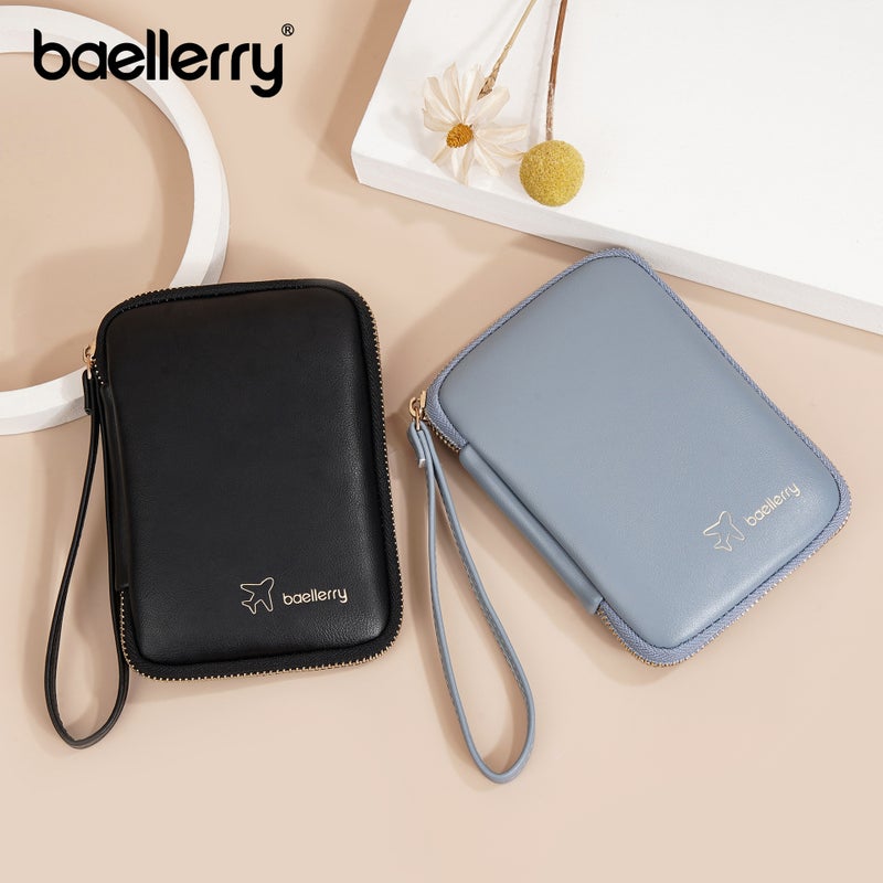 New Unisex Passbook Bag baellerry Fashionable Simple Multifunctional Zipper Coin Purse Small Mobile Phone Bag for Women - Image 4