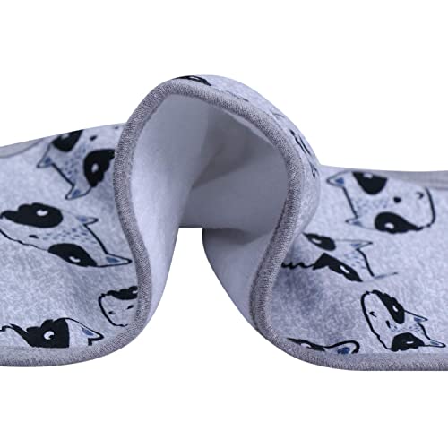 TuddyBuddy Baby Burp Cloth Towel Napkins 300 GSM, Large 17x6 Inches, Fine Double Layer 100% Cotton (10 Pcs Burp Towels - Boys, 50X20 Cms) - Image 4