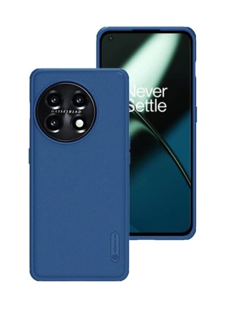 Nillkin Case for OnePlus 11 5G Case Cover Super Frosted Shield Pro Matte All-Round Protection Shockproof Dual Layer Case Cover for OnePlus 11 5G (Blue)