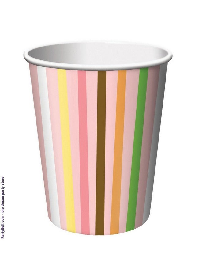 CREATIVE CONVERTING Wanna Party Creative Converting Sweet at One Girls Hot or Cold Beverage Cups, 8 Per Package 