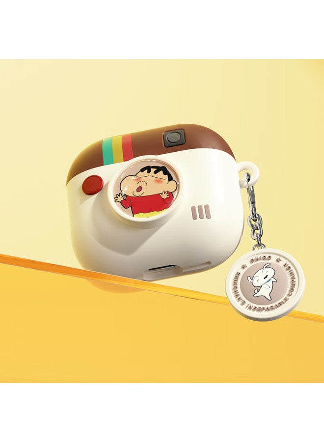 Rock Crayon Shin-chan Airpods 4 Case, Airpods Fourth Generation Earphone Cover, Protective Case, Apple Earphone Case, Full Coverage Silicone Shockproof Cartoon Cute Soft Shell For Men And Wome - Image 3