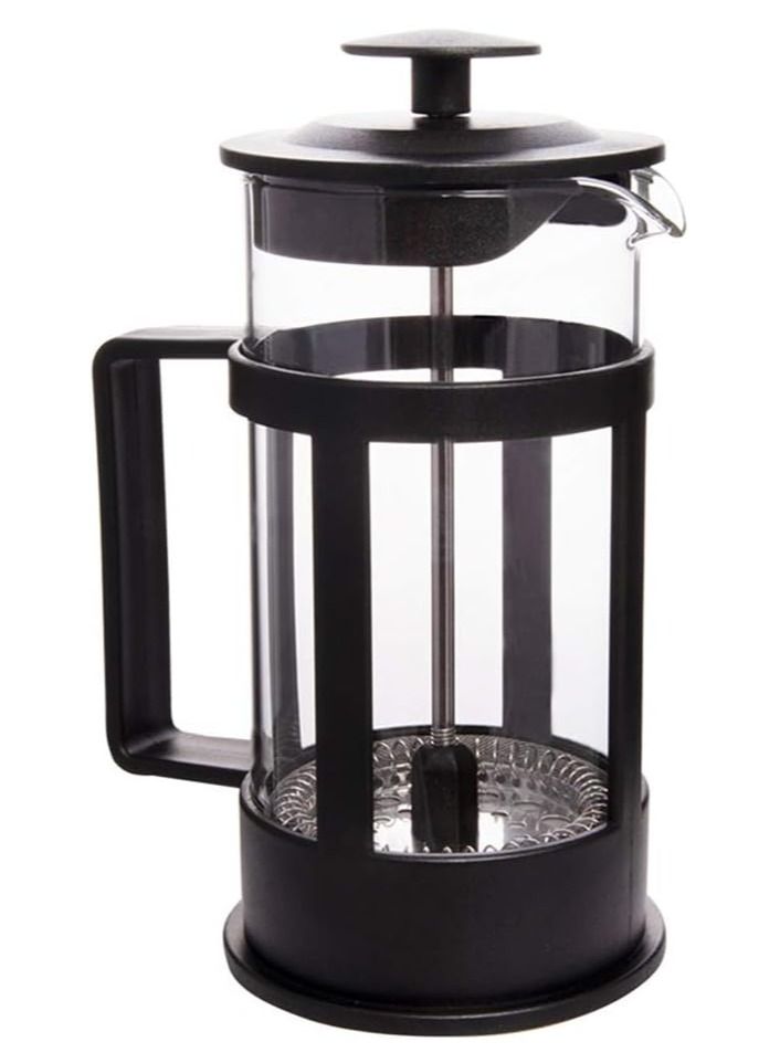 DubaiGallery French Press Coffee and Tea Maker, Borosilicate Glass Coffee Press, Stainless Steel Filter, Durable and Heat Resistantr - Image 1