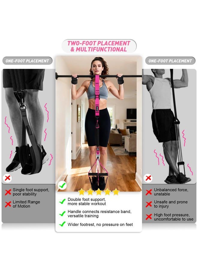 KUZARO Pull Up Assistance Bands for Women, Heavy Duty Resistance Bands with Handles, Exercise Band with Door Anchor, Workout Band Set for Pull Up Bar, Full Body Sculpting,Muscle Training, Recovery, Home Gym - Image 5