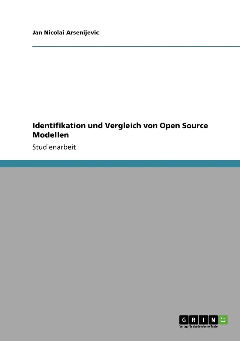 Identifikation und Vergleich von Open Source Modellen