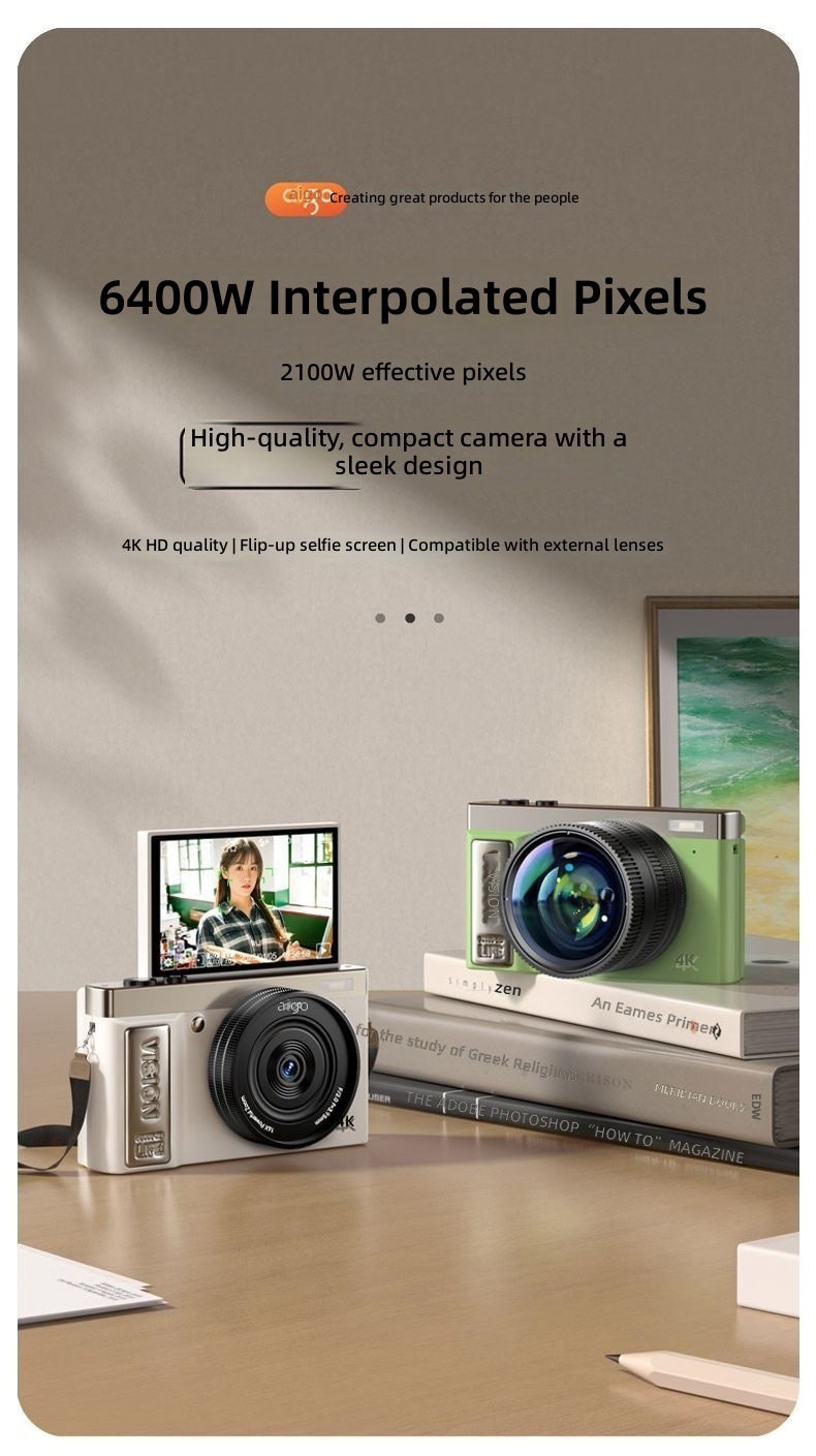 آيجو كاميرا رقمية أيجو D9Ultra/D9Pro للطلاب - كاميرا مرايا مدمجة للمبتدئين من الفتيات - Image 5