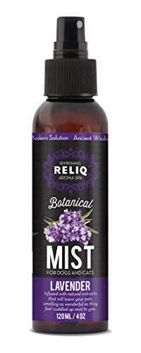 RELIQ Aroma SPA Lavender Botanical Mist cologne for Dogs and Cats Spray on the coat after bath to give your dog a clean fresh smell Infused with natural extracts calming and comforting dog cat - Image 1
