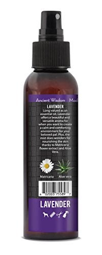 RELIQ Aroma SPA Lavender Botanical Mist cologne for Dogs and Cats Spray on the coat after bath to give your dog a clean fresh smell Infused with natural extracts calming and comforting dog cat - Image 3