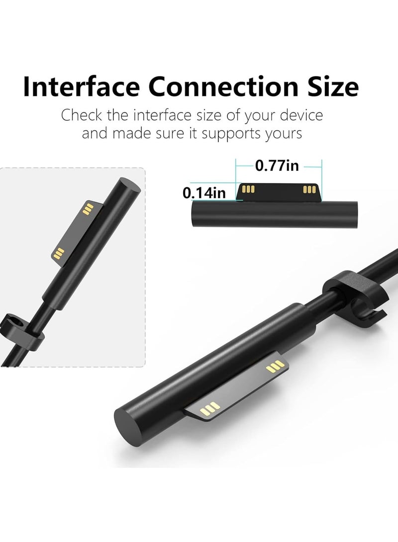 شاحن لابتوب USB-C بقدرة 65W متوافق مع أجهزة Surface Pro Book Go يدعم شحن سريع 44W 36W 24W - Image 4