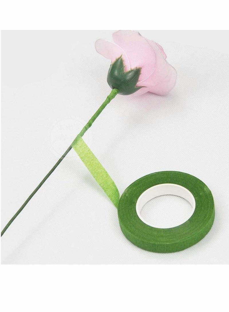 KASTWAVE Floral Arrangement Kit, Floral Tapes & Wraps Wire Cutter Green Tape 22 Guage Stem Wire 26 Greenl for Bouquet Wrap Florist - Image 4