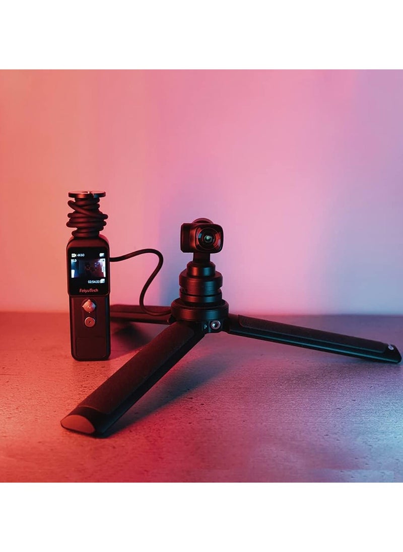 FeiyuTech FeiyuTech Pocket 2S 4K Action Camera with Detachable Lens | 130° Wide-Angle, Image Stabilization, 90cm Extension Cable & Breakpoint Recording – Ultra-Portable Vlog Cam  - Image 2