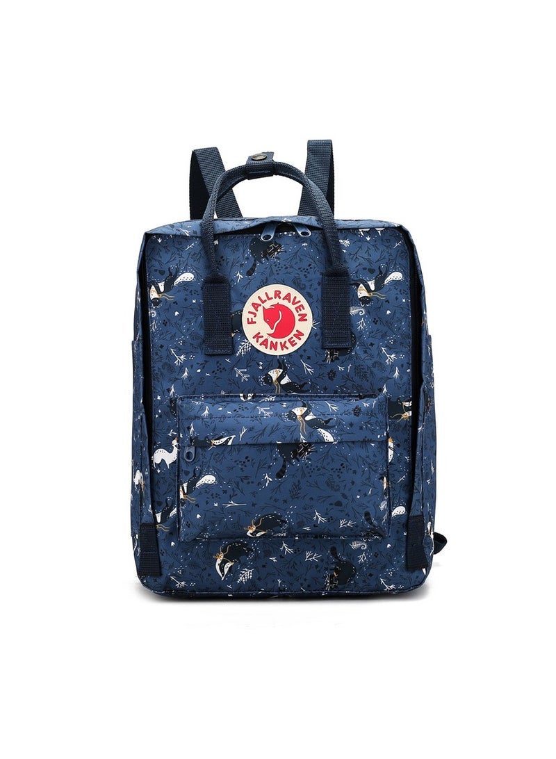 Exquisite Pattern Backpack Men and Women Travel Classic Fashion Student Schoolbag Computer Bag 16L