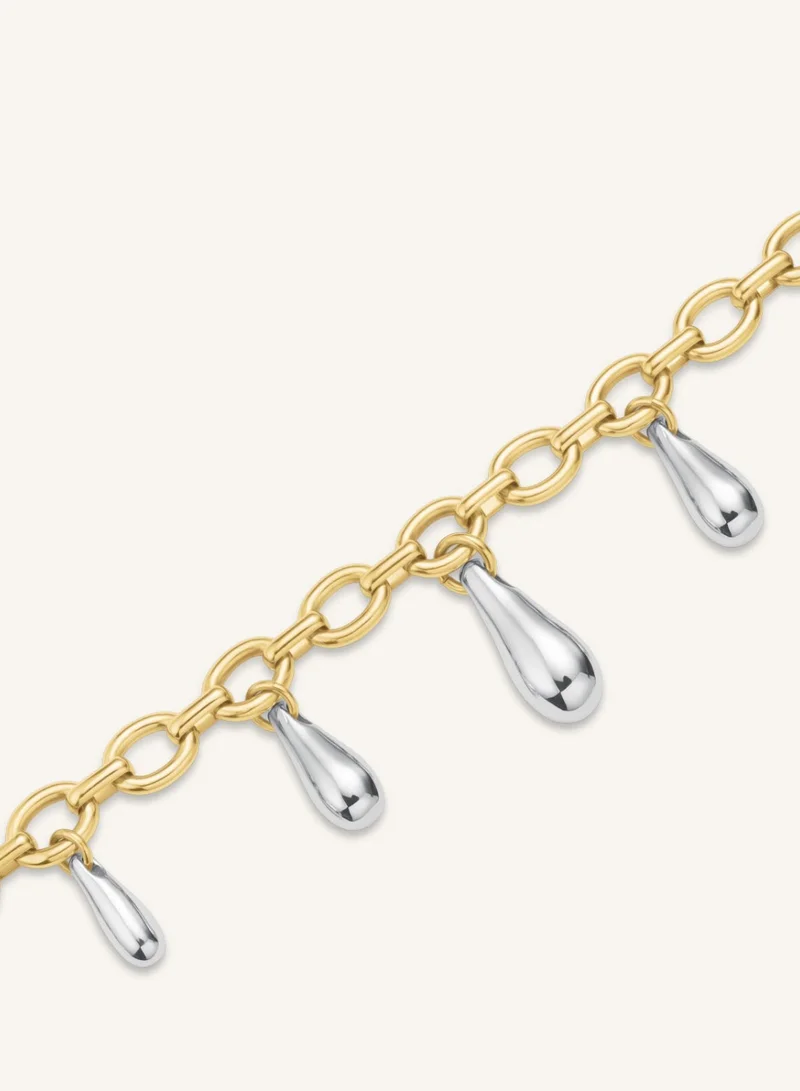 Rosefield  Multi Drop Necklace, Two-Tone for Women | Best Price UAE