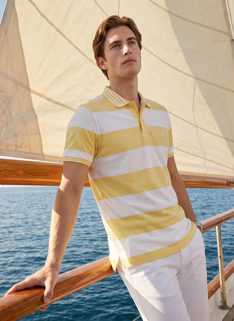 نوتيكا Men Striped Polo T-Shirt