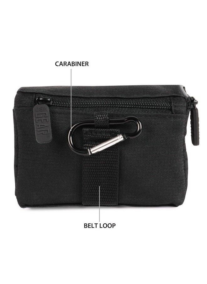 USA Gear - Belt Loop Camera Bag Compatible With Panasonic Lumix Zs70 Canon Elph 190 Sony Rx100 Nikon Coolpix S4300 And More Compact Camera Case With Belt Loop Scratch Resistant Weather Resistant - Image 1