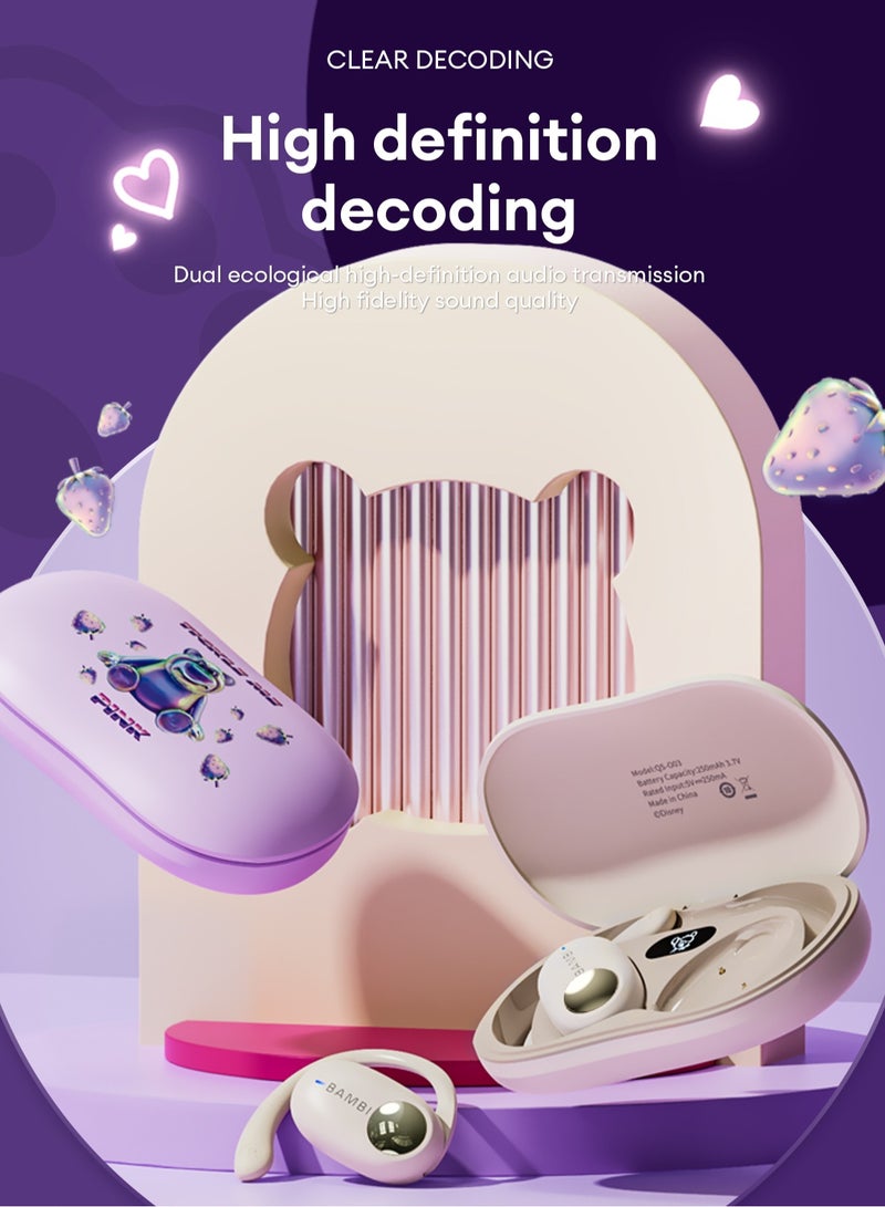 Disney QS-O03 Wireless Bluetooth Headset - White Marie Cat - Image 4