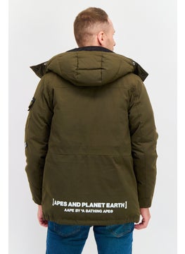 Men Brand Logo Hooded Parka Jackets, Dark Green - pzsku/Z0B8EAF5CD8D49F43F2AEZ/45/_/1737642444/0ecdd1f2-60d1-47c2-b3f8-33aae8f97197