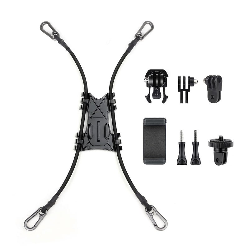 SOONSUN حامل كاميرا SOONSUN لسياج للـ GoPro، iPhone، الهواتف المحمولة، Mevo Start، AKASO، SJCAM، Osmo Action - حامل مثالي لسياج سلسلة للعبة البيسبول، سوفتبول، كرة القدم، تسجيل مباريات التنس - Image 1