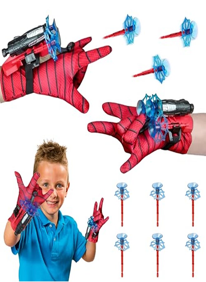 Launcher Glove, 2 Sets Child Spider Gloves + 6 Darts Suction Cup, Hero Launcher.  - Image 1