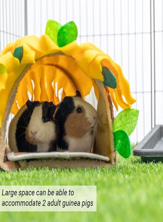 ORZECHKO Guinea Pig Tunnel House - Small Animal Hideout Tube Cage House for Hamster Rat Mice Parrot Chinchilla Hedgehog Flying Squirrel - Playing Sleeping Resting Fleece Warm Bed Plush Nest Habitats - Image 4