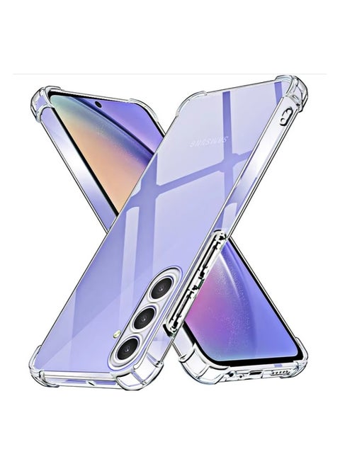 Case for Samsung Galaxy M35 5G Clear TPU Four Corners Grade Protection Cover Transparent Silicone