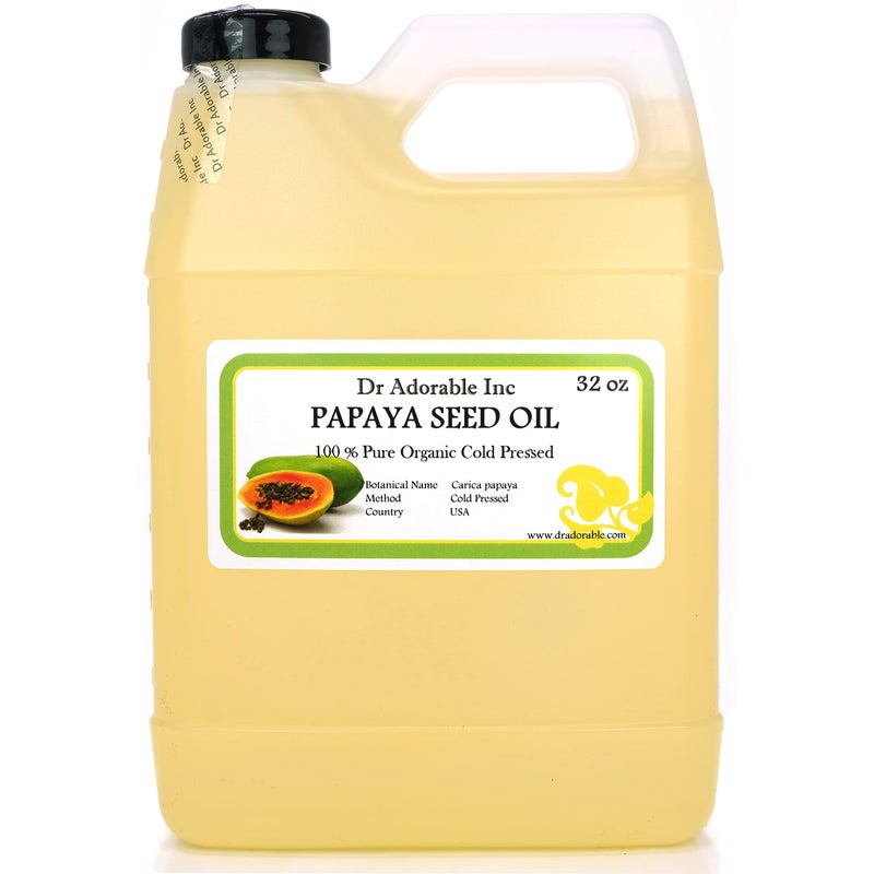 Dr Adorable 32 oz Papaya Seed Oil 100 Pure Natural Premium Organic Cold Pressed