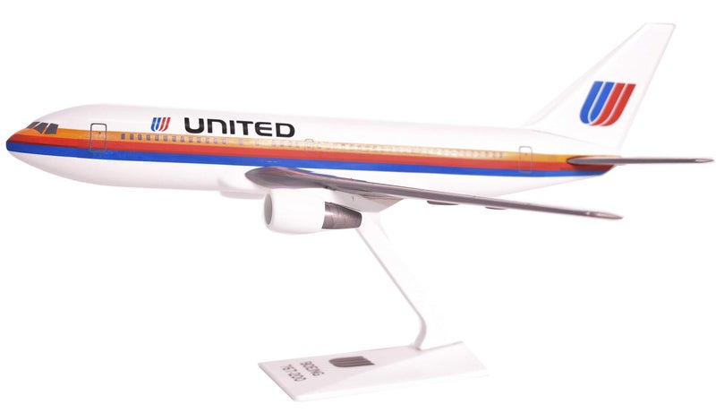 Flight Miniatures United (76-93) 767-200 1:200 Scale - Plastic Snap-Fit Model Airplane - Collectible Replica of United Airlines Aircraft - Part# ABO-76720H-002 - Image 3
