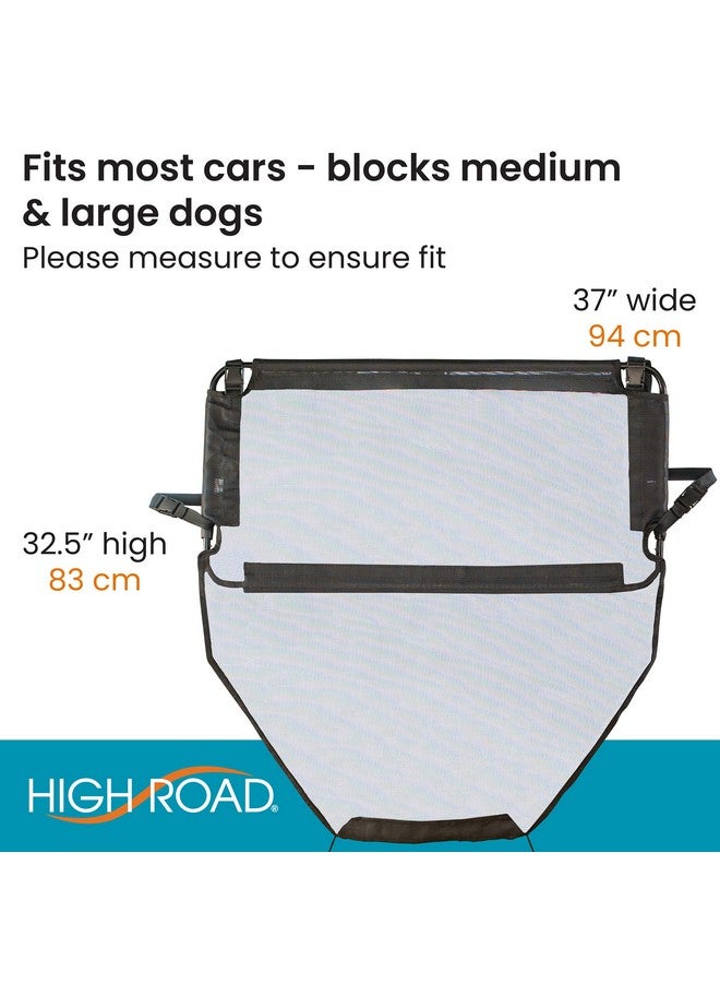 High Road Back Seat Barrier For Dogs  Dog Car Barrier Behind Front Seat  Padded Steel Frame Heavy Duty Mesh Net Separator For Cars, Suvs And Trucks - Image 5