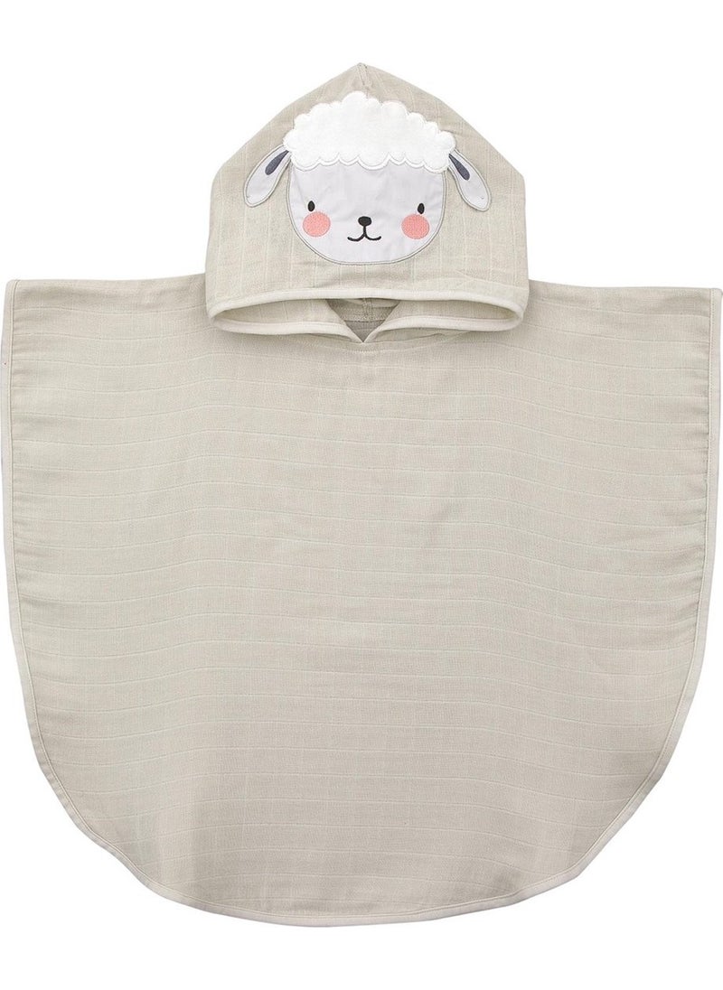 Miespiga Lamb Baby Muslin Poncho  - Image 1