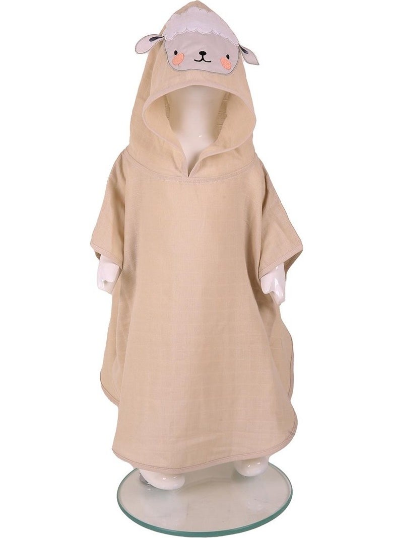 Miespiga Lamb Baby Muslin Poncho  - Image 5