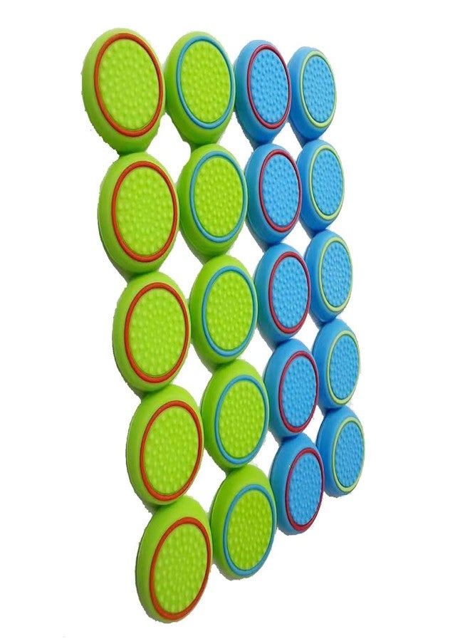 UPONEW 20 Pcs Controller Thumbstick Caps Replacement Silicone Touch Controller Rocker Cover for PS3 / PS4 / PS5 - Image 2