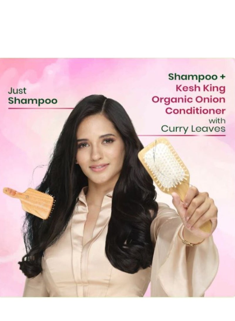 Kesh King Organic Onion Conditioner with Curry Leaves for hydrated and nourished hair 200ml - Image 4