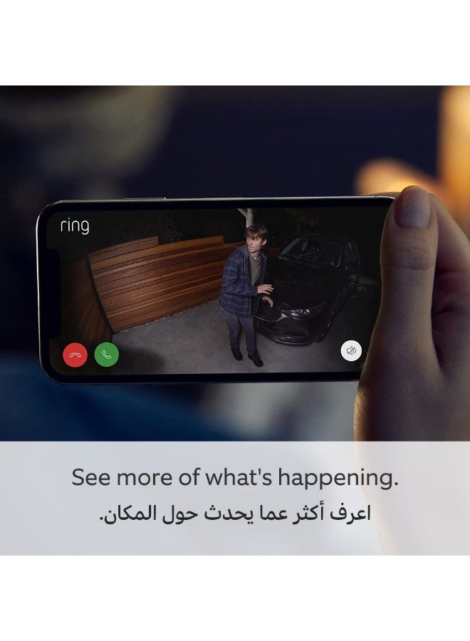 رينج كاميرا أمان خارجية لاسلكية سبوتلايت كام بلس ببطارية 1080P فيديو عالي الدقة محادثة ثنائية الاتجاه أضواء LED صفارة إنذار بديل لنظام CCTV - Image 3
