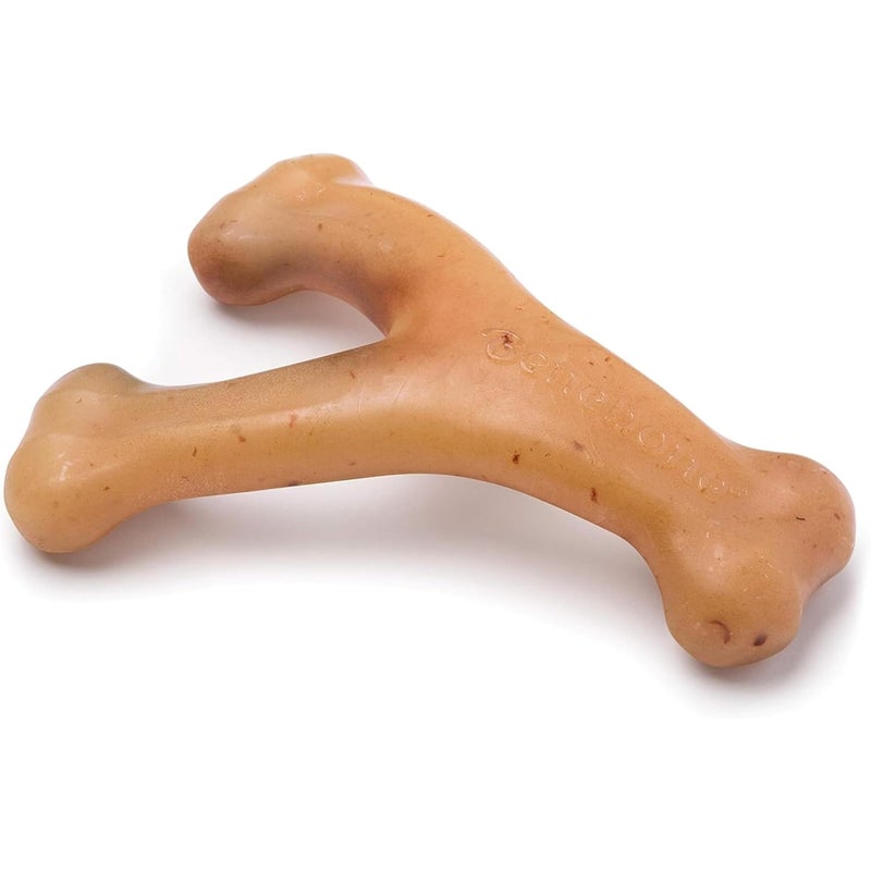 Benebone Wishbone Durable Dog Chew Toy for Aggressive Chewers Real Chicken Made in USA Small for Any breed - Image 2