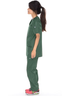 Meridian Meridian Classic Cargo Scrub Set - Comfortable and Stylish Unisex Medical Uniform with Cargo Pants and V-Neck Top. Ideal for Healthcare Professionals, Durable, Functional.  - Image 3