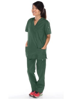 Meridian Meridian Classic Cargo Scrub Set - Comfortable and Stylish Unisex Medical Uniform with Cargo Pants and V-Neck Top. Ideal for Healthcare Professionals, Durable, Functional.  - Image 2
