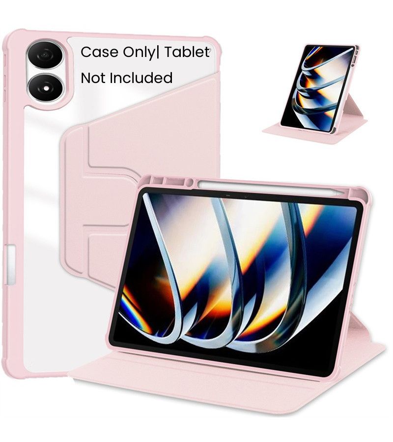 حافظة سوداء لجهاز Infinix Xpad 20 11 بوصة للكمبيوتر اللوحي القابل للدوران، غطاء واقٍ مقاوم للتآكل والخدوش - Image 5