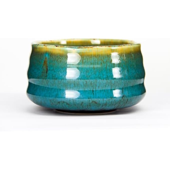 تيلاند وعاء ماتشا سيراميكي متين للشاي الأزرق ماتشا احتفالي للطهي جوكو يابوكيتا 05 لتر أزرق - Image 2