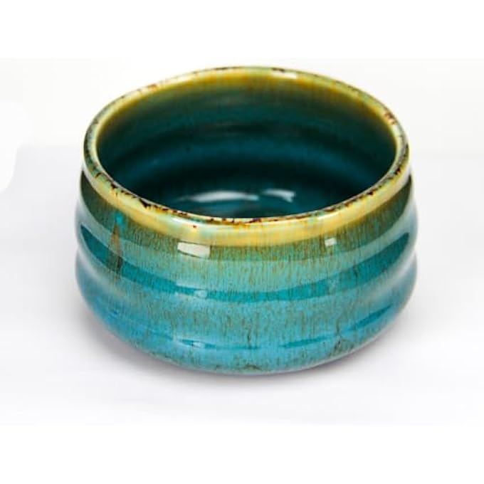 تيلاند وعاء ماتشا سيراميكي متين للشاي الأزرق ماتشا احتفالي للطهي جوكو يابوكيتا 05 لتر أزرق - Image 3