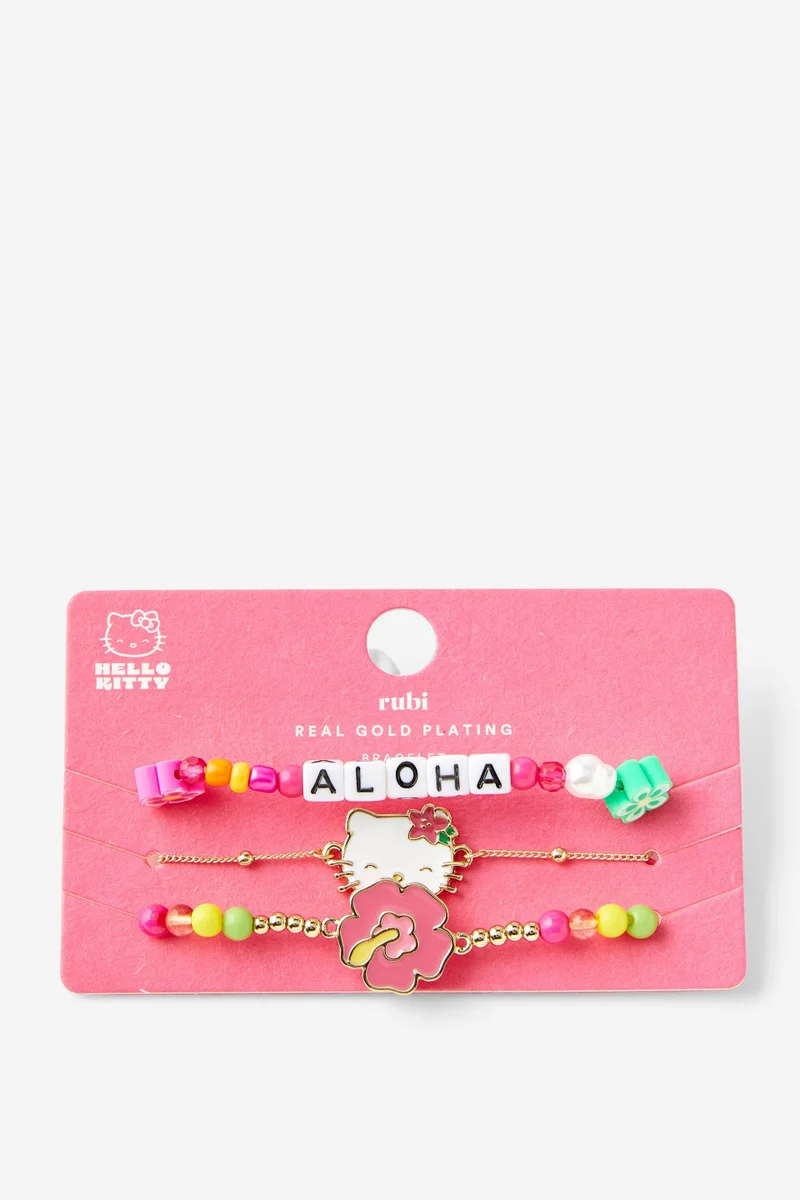 روبي Hello Kitty Multipack Beaded Bracelet