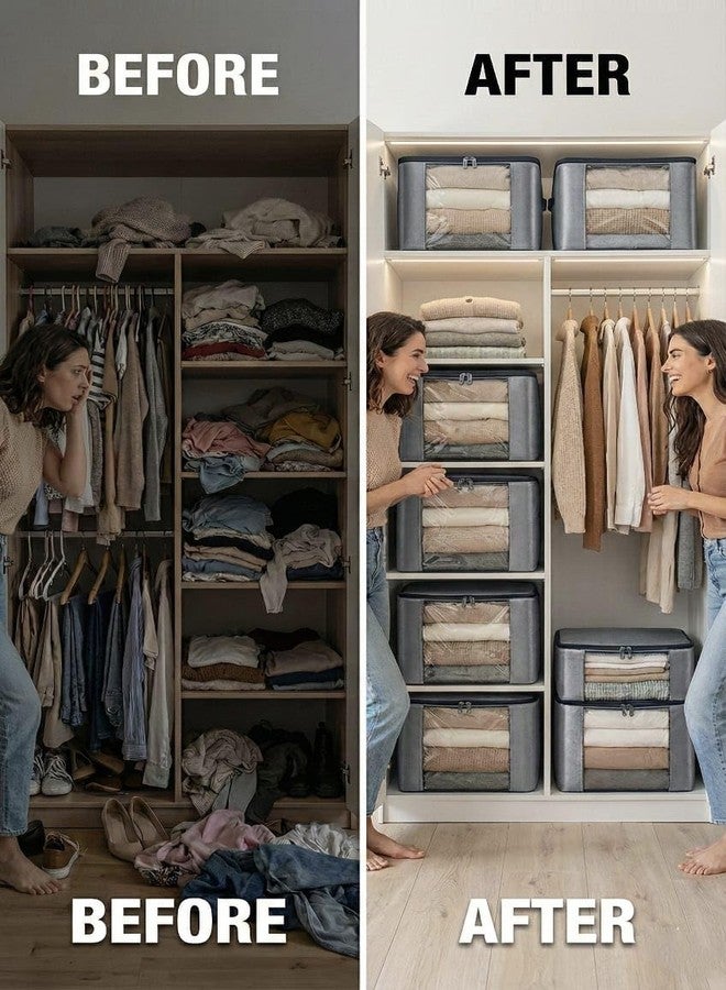 STYLEBITES PACK 1 Moisture‑Resistant Nylon Wardrobe Organizer with Clear View Pocket – Zippered Storage Bag for Clothes, Sarees, Outfits – Handle for Easy Carry & Protection (1) - Image 4