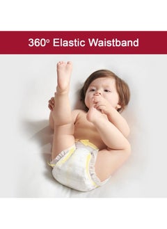 Babycare Babycare - Royal Baby Diaper Pants, Size 4 (9–14 Kg), 1 Pack (32 Pieces) + Baby Wipes (80 Pieces), BPA-Free, Non-Toxic, Ultra-Absorbent, Soft and Breathable, Leak-Proof, Hypoallergenic, Stretchy Waistband, Pull-Up Design, Comfortable Fit, Gentle on Skin, Easy to Change, Ideal for Active Babies  - Image 5