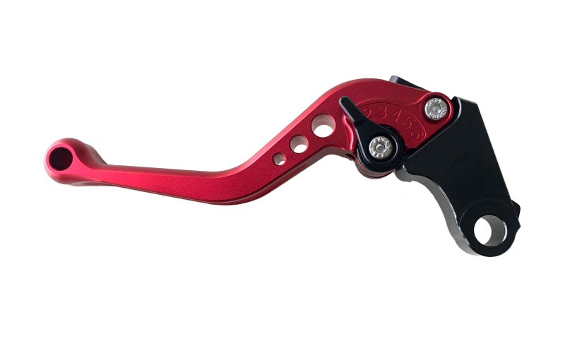 RIDE IT FOREVER Short Motorcycle Brake Lever and Clutch Levers Compatible with GROM 2014-2025- Red - Image 3
